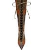 Steve Madden Marelyn Patchwork Pointed Toe Lace Up Tall Boots - Image 5