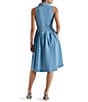 Steve Madden Mary Denim Button Front Sleeveless Midi Shirt Dress, Color:Medium Blue Denim - Image 2
