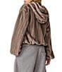 Steve Madden Mavis Faux Fur Hooded Long Sleeve Bubble Jacket - Image 2