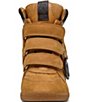 Steve Madden Mavis Suede and Leather High Top Wedge Sneakers - Image 4