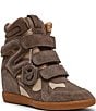 Steve Madden Mavis Suede High Top Wedge Sneakers - Image 1