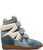 Steve Madden Mavis Suede High Top Wedge Sneakers - Image 3