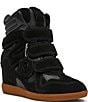 Steve Madden Mavis Suede High Top Wedge Sneakers - Image 1