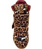Steve Madden Mavis Suede Mixed Animal Print High Top Wedge Sneakers - Image 5