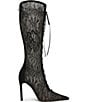 Steve Madden Maxine Lace Pointed Toe Stiletto Tall Boots - Image 2