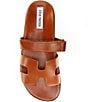 Color:Camel - Image 5 - Mayven Leather Slide Sandals
