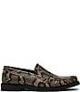 Steve Madden Men's Chester Snake Print Leather Loafers - Image 2