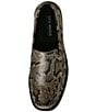 Steve Madden Men's Chester Snake Print Leather Loafers - Image 5