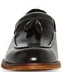 Color:Black - Image 4 - Men's Finlea Leather Tassel Detail Dress Loafers