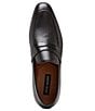 Color:Black - Image 5 - Men's Jamone Embossed Leather Dress Penny Loafers