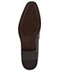 Color:Black Croco - Image 6 - Men's Jastin Embossed Leather Dress Penny Loafers