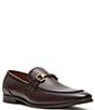 Color:Brown - Image 1 - Men's Jayshan Leather Bit Slip-on Dress Loafers