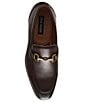 Color:Brown - Image 5 - Men's Jayshan Leather Bit Slip-on Dress Loafers