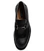 Color:Black - Image 4 - Men's Karver Leather Bit Detail Lug Loafers