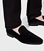 Color:Black - Image 6 - Men's Laight Velvet Slip-Ons