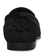Color:Black Velvet - Image 3 - Men's Linc Velvet Bit Embellished Dress Slip-Ons