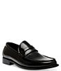 Color:Black - Image 1 - Men's Marvyn Leather Slip-On Dress Penny Loafers