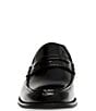 Color:Black - Image 4 - Men's Marvyn Leather Slip-On Dress Penny Loafers