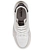 Color:White/Ecru - Image 5 - Men's Maxtonn Leather Lace-Up Sneakers