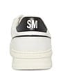 Color:White/Black - Image 3 - Men's McCord Leather Lace-Up Sneakers