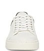 Color:White/Black - Image 4 - Men's McCord Leather Lace-Up Sneakers