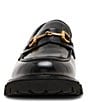 Steve Madden Men's Naxos Leather Bit Buckle Lug Loafers - Image 6