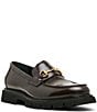 Steve Madden Men's Naxos Leather Bit Buckle Lug Loafers - Image 1