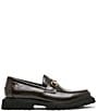 Steve Madden Men's Naxos Leather Bit Buckle Lug Loafers - Image 3