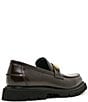 Steve Madden Men's Naxos Leather Bit Buckle Lug Loafers - Image 5