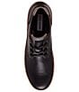 Color:Black leather - Image 6 - Men's Ormani Leather Lace-Up Cupsole Oxfords