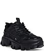Color:Black - Image 1 - Men's Ponce Lace-Up Chunky Sole Fashion Sneakers