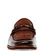 Color:Tan - Image 4 - Men's Prasad Leather Bit Slip-on Dress Loafers