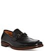 Color:Black - Image 1 - Men's Prasad Leather Bit Slip-on Dress Loafers