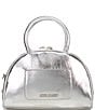 Steve Madden Metallic Catie Mini Dome Crossbody Bag, Color:Silver - Image 2