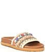 Color:Tan/Multi - Image 1 - Milina Jewel Detail Slide Sandals