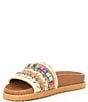 Color:Tan/Multi - Image 4 - Milina Jewel Detail Slide Sandals