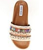 Color:Tan/Multi - Image 5 - Milina Jewel Detail Slide Sandals