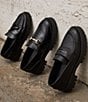 Color:Black - Image 5 - Minka Patent Leather Tassel Lug Sole Platform Loafers