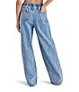 Steve Madden Minorca Front Tie Pull On Wide Leg Pant, Color:Medium Blue - Image 2