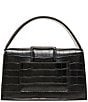 Steve Madden Mishell Mini Top Handle Croc Satchel Bag - Image 2