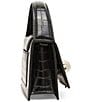 Steve Madden Mishell Mini Top Handle Croc Satchel Bag - Image 4