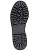 Color:Black - Image 6 - Mistor Leather Bit Detail Lug Sole Loafers