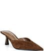 Steve Madden Mod Suede Dress Mules - Image 1