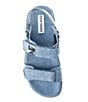 Color:Denim - Image 5 - Mona Denim Buckle Detail Platform Sandals