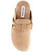 Color:Taupe - Image 5 - Money Suede Slip-On Clogs