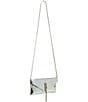 Steve Madden Morgana Metallic Tassel Clutch, Color:Silver - Image 4