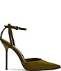 Steve Madden Morrie Techno Satin Pointed Toe Stiletto Pumps - Image 3