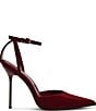 Steve Madden Morrie Techno Satin Pointed Toe Stiletto Pumps - Image 4