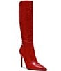 Steve Madden Nitro Eel Print Pointed Toe Stiletto Boots - Image 1