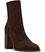 Steve Madden Obsession Suede Block Heel Booties - Image 1